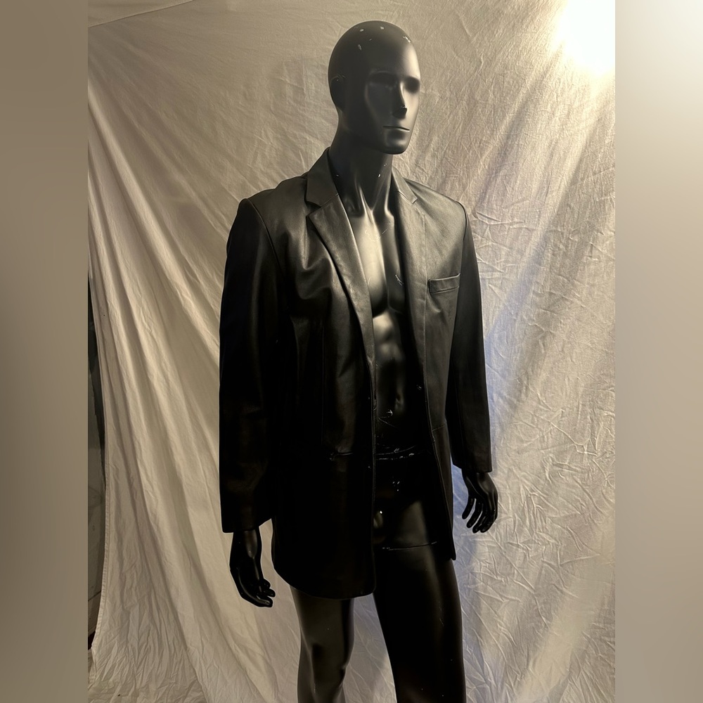Alfani Leather Sports coat